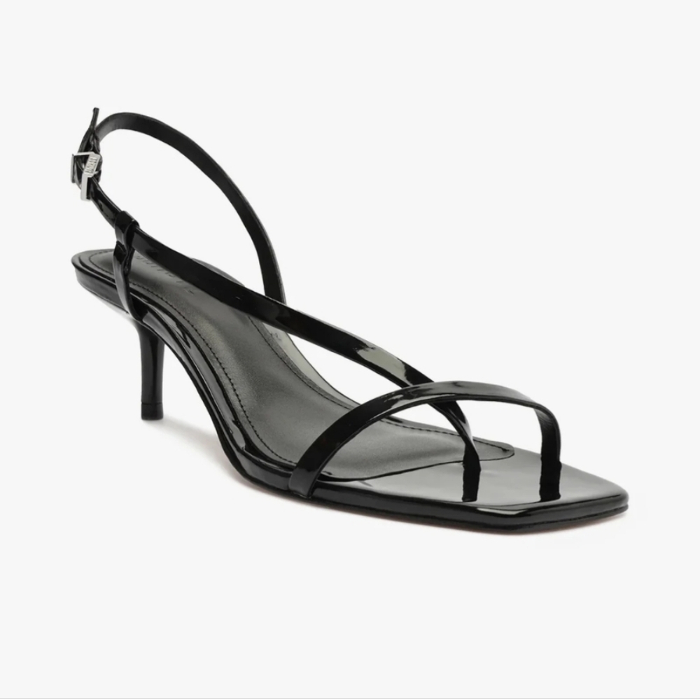 SCHUTZ Black Strappy Sandals